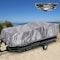 Pyle PyleUniversal Boat Adjustable Storage Cover - Waterproof, Heavy Duty, 25'-28'L to 96" Pontoon Boats PCVHP442 - alternate 5